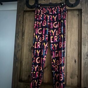 Soma Multicolor Letter Print Pajama Pants